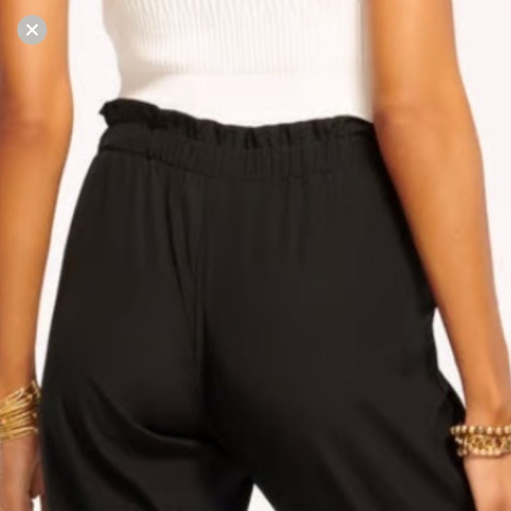 RAMY BROOK Allyn black silk pants M - Picture 5 of 16